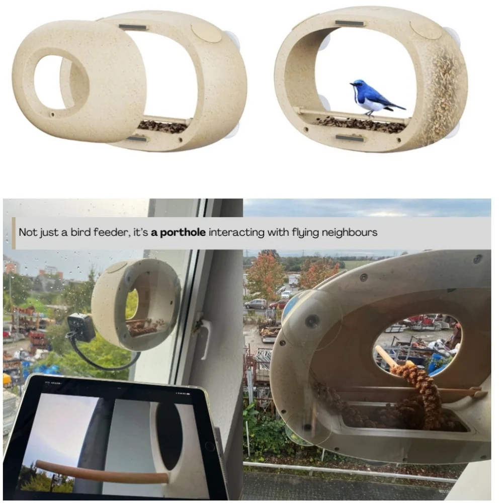 NIB Window Bird Feeder